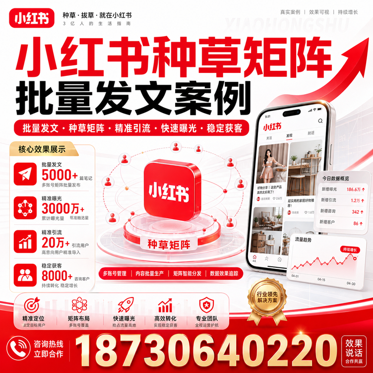 黔西南小红书种草矩阵批量发文案例