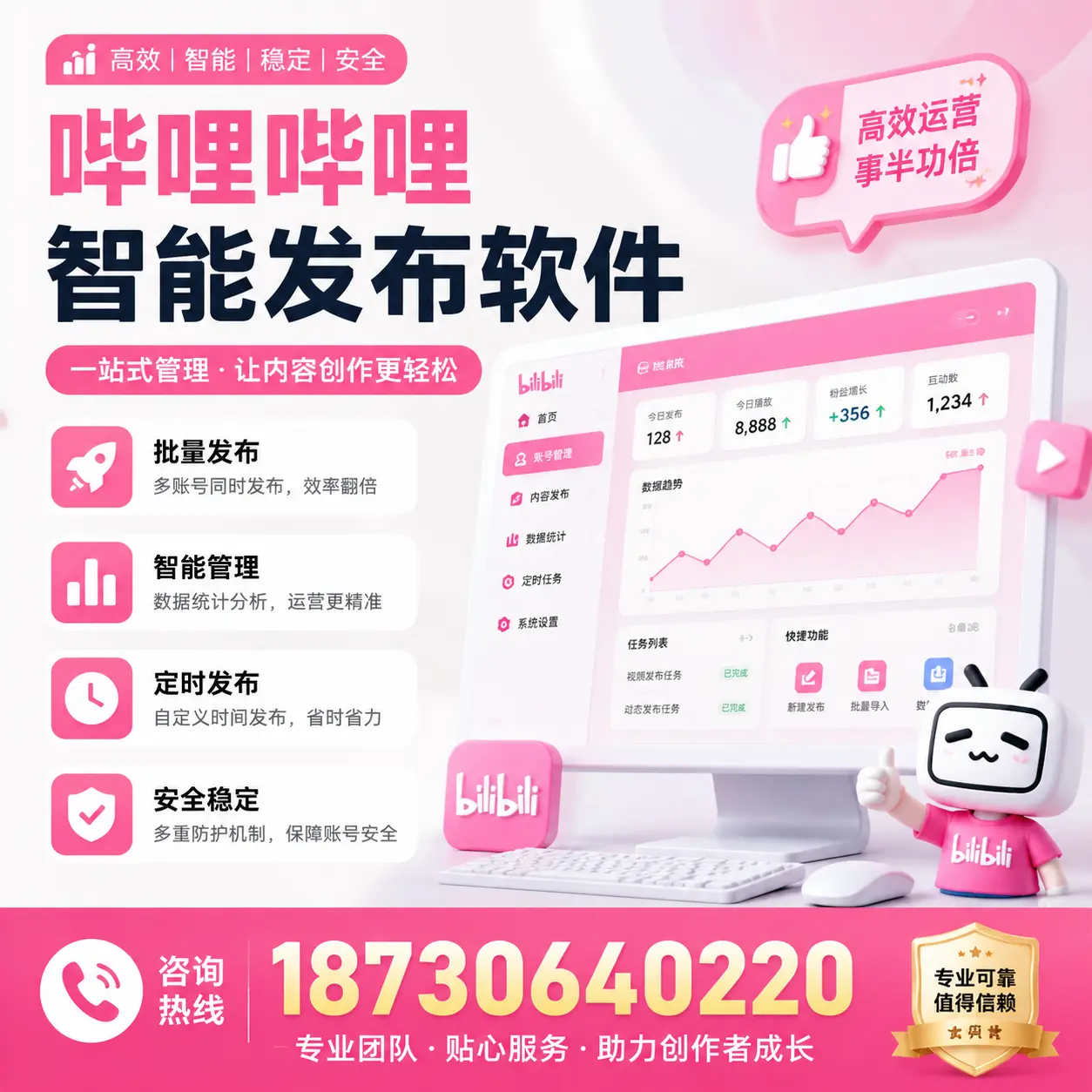 如何评估哔哩哔哩智能发布软件的ROI?黔西南 企业必读